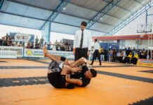 Itaipuaçu vira palco da luta: competição de grappling movimenta atletas e público